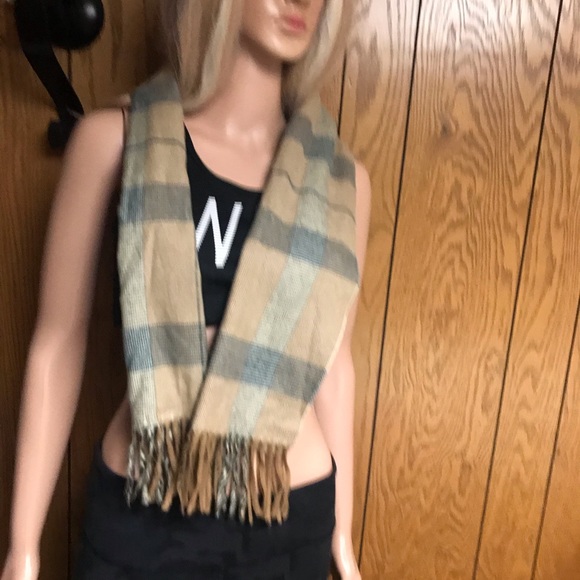 Christian Dior"Scarf For Women-Colors Cream"and Squares-Good Condition - Picture 1 of 11
